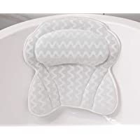 Los mejores  - DONGQI Almohada de Baño- Reposacabezas Bañera con Ventosas Cojín para Bañera Ergonómico para SPA en Casa Bañera de…